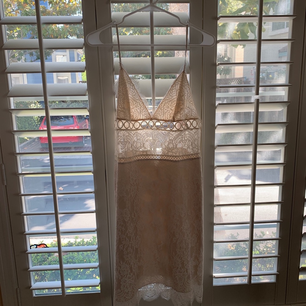 victoria’s secret lace slip dress size large